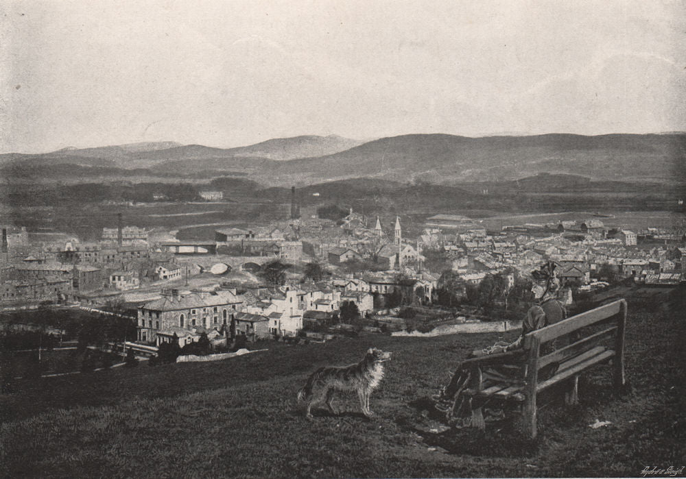 Ilfracombe, from Hillsborough. Devon 1900 old antique vintage print picture